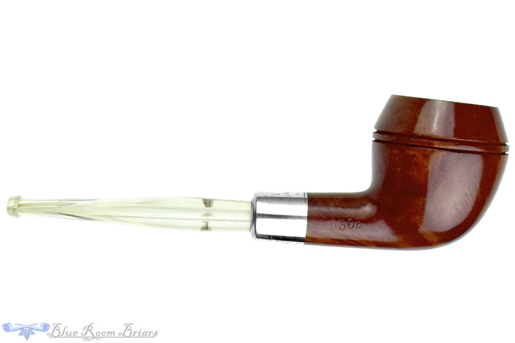 Blue Room Briars is proud to present this Kaywoodie Standard 050B Rhodesian with Aluminum and Military Mount UNSMOKED Estate Pipe