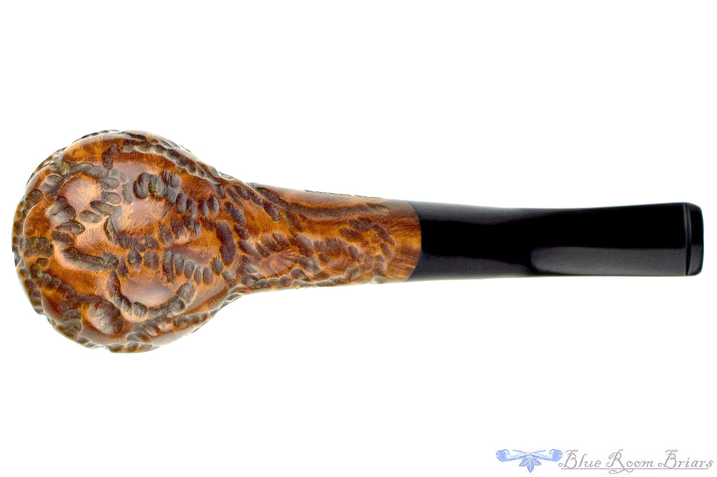 Whitehall Gulf Stream 1/4 Bent Carved Author (Metal Filter) UNSMOKED Estate Pipe