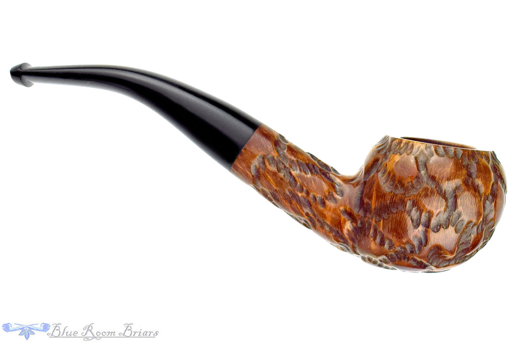 Whitehall Gulf Stream 1/4 Bent Carved Author (Metal Filter) UNSMOKED Estate Pipe