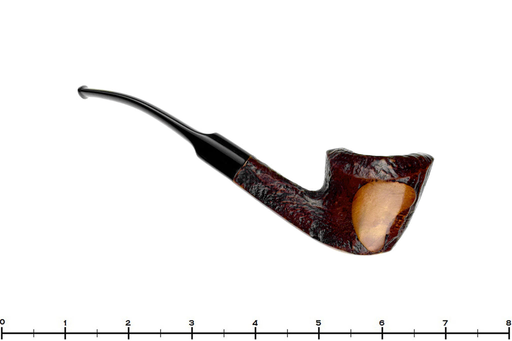 Blue Room Briars is proud to present this Royal Danish (Stanwell) 919 Partial Sandblast Bent Yachtsman Estate Pipe