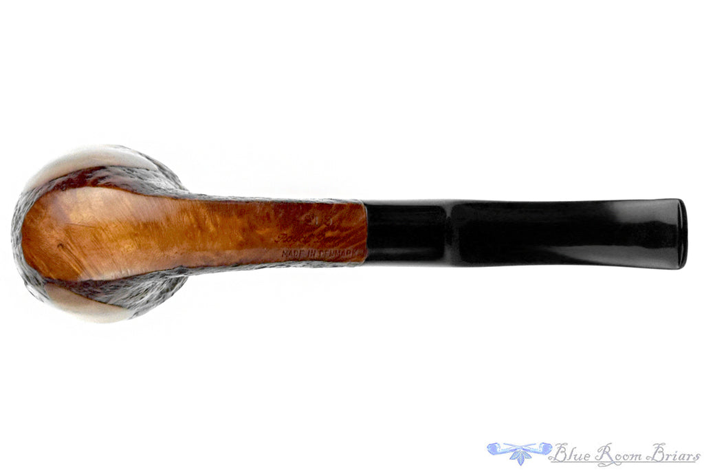 Blue Room Briars is proud to present this Royal Danish (Stanwell) 919 Partial Sandblast Bent Yachtsman Estate Pipe