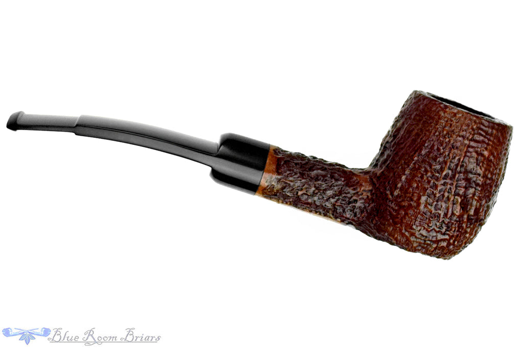 Blue Room Briar is proud to present this Charatan Free Hand Relief Sandblast Barrel Poker Sitter Estate Pipe