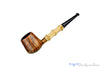 Blue Room Briars is proud to present this David S. Huber Pipe Featherweight Brandy with Bamboo