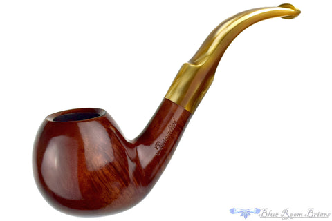 Caminetto Sandblast Pot with Acrylic Ferrule UNSMOKED Estate Pipe