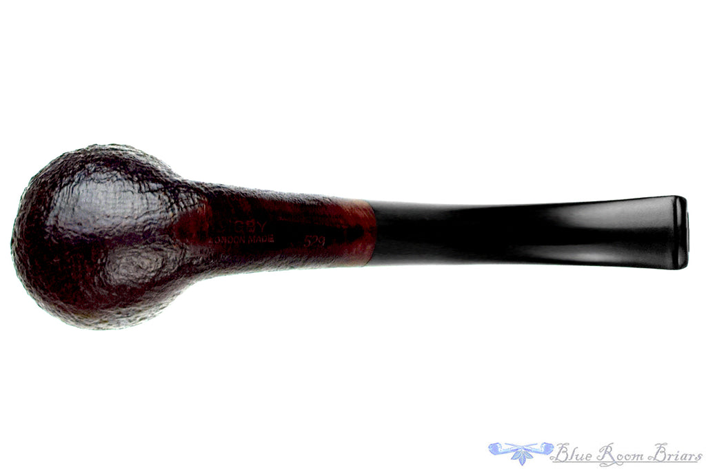 Blue Room Briar is proud to present this Digby (GBD) 529 Sandblast Bent Egg Estate Pipe