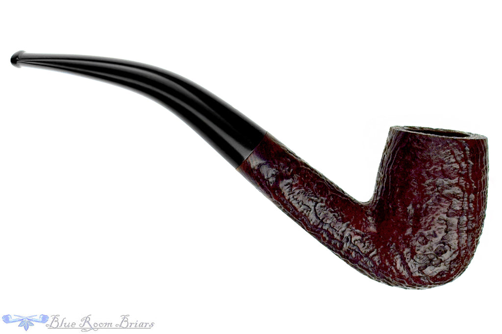 Blue Room Briar is proud to present this Dunhill Shell 120 (Early 1970s Make) Sandblast Bent Billiard Estate Pipe