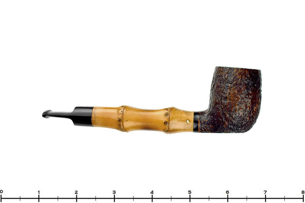 Blue Room Briars is proud to present this Dunhill Shell 4103 (1993 Make) Bamboo Shank Billiard Sitter Estate Pipe