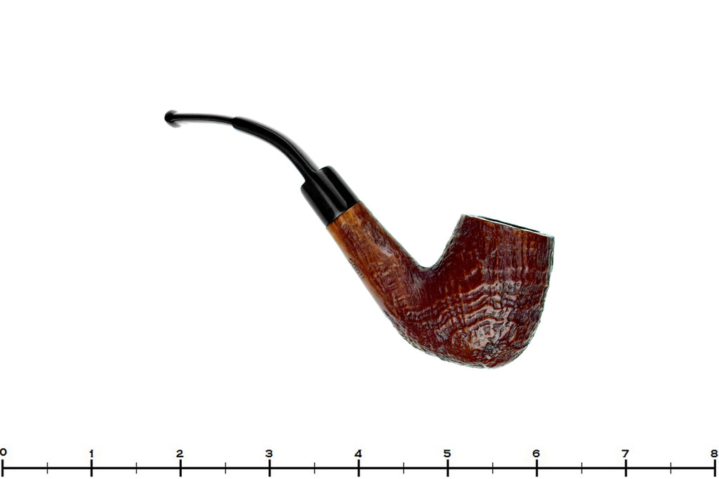 Blue Room Briar is proud to present this Charatan 110DC Sandblast Bent Billiard Estate Pipe