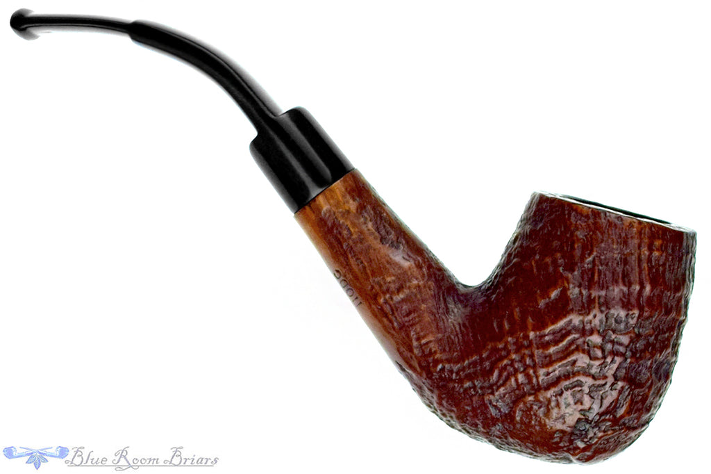 Blue Room Briar is proud to present this Charatan 110DC Sandblast Bent Billiard Estate Pipe