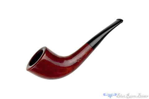 Dunhill Shell 0539 (1976 Make) Sandblast Long Oval Shank Billiard Sitter Estate Pipe