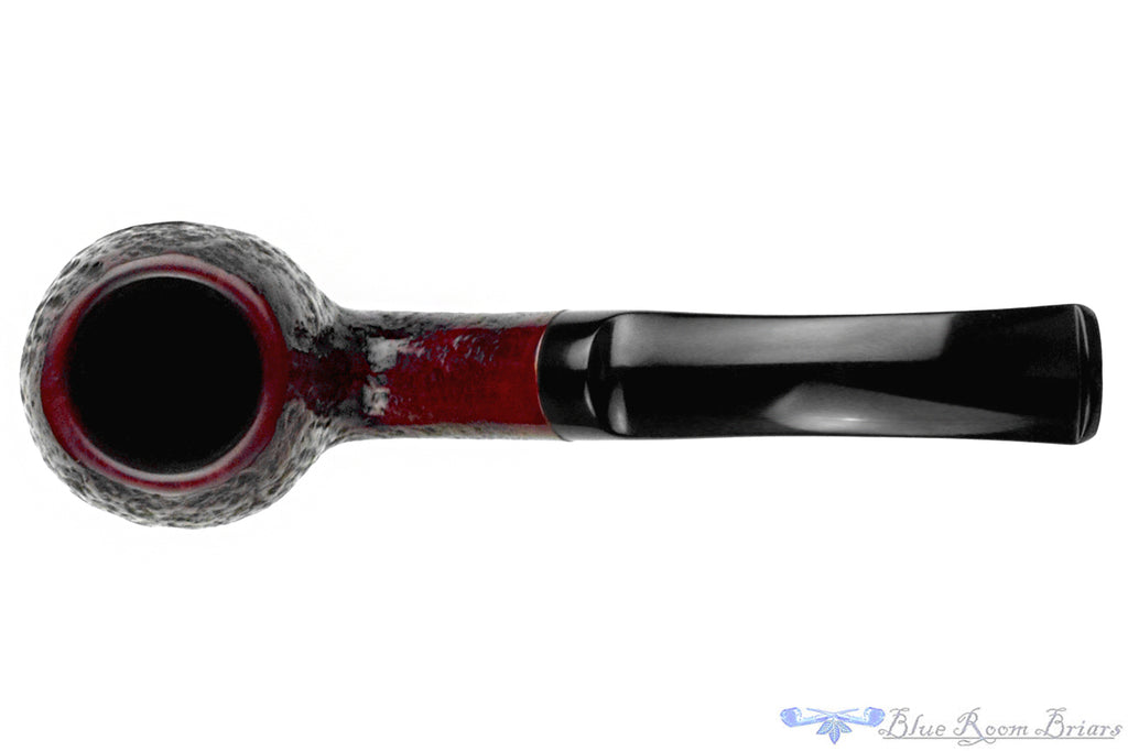 Blue Room Briars is proud to present this Danish Sand (Georg Jensen) 69 Sandblast Bent Apple Estate Pipe