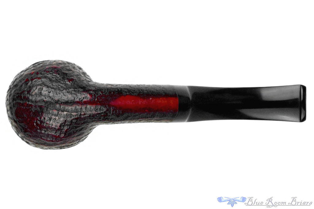 Blue Room Briars is proud to present this Danish Sand (Georg Jensen) 69 Sandblast Bent Apple Estate Pipe