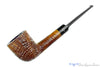 Blue Room Briar is proud to present this Sasieni Four Dot Ruff-Root Sandblast Pot Sitter Estate Pipe
