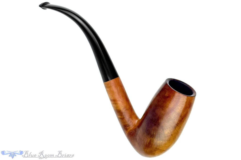 Blue Room Briar is proud to present this Ed Burak Connoisseur Tall Bent Billiard Estate Pipe with BRB Replacement Stem