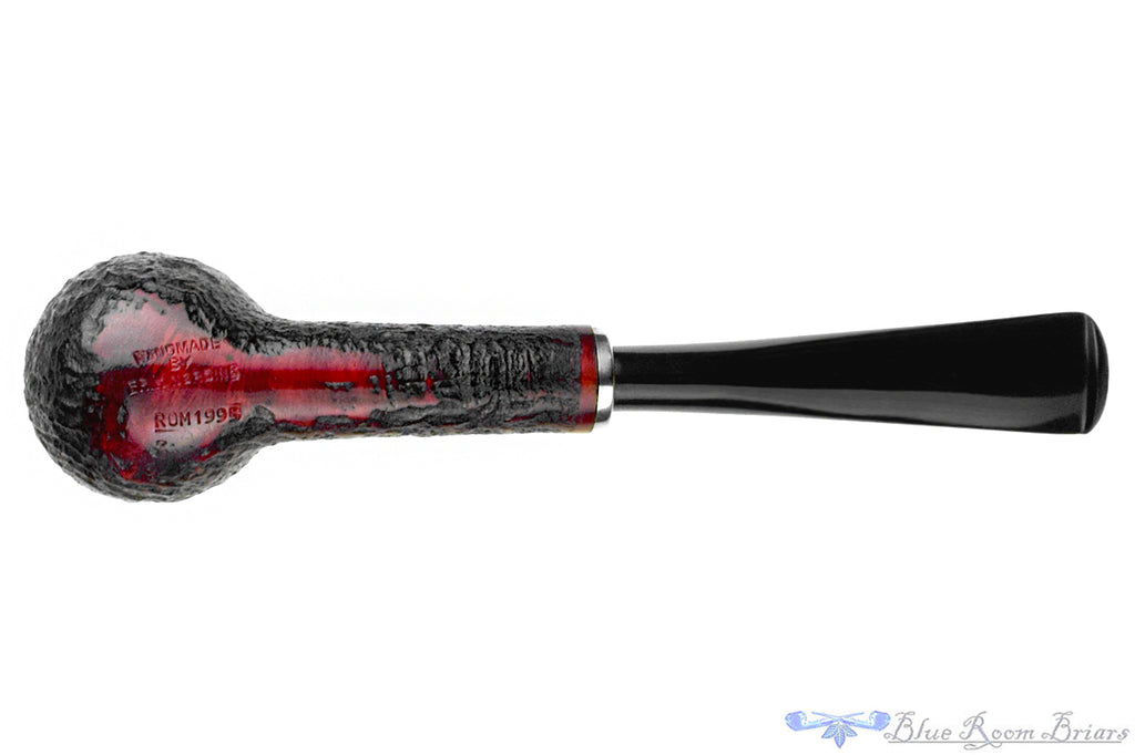 Blue Room Briars is proud to present this Erik Nørding ROM (1995 Make) Handmade Sandblast Billiard with Nickel Estate Pipe