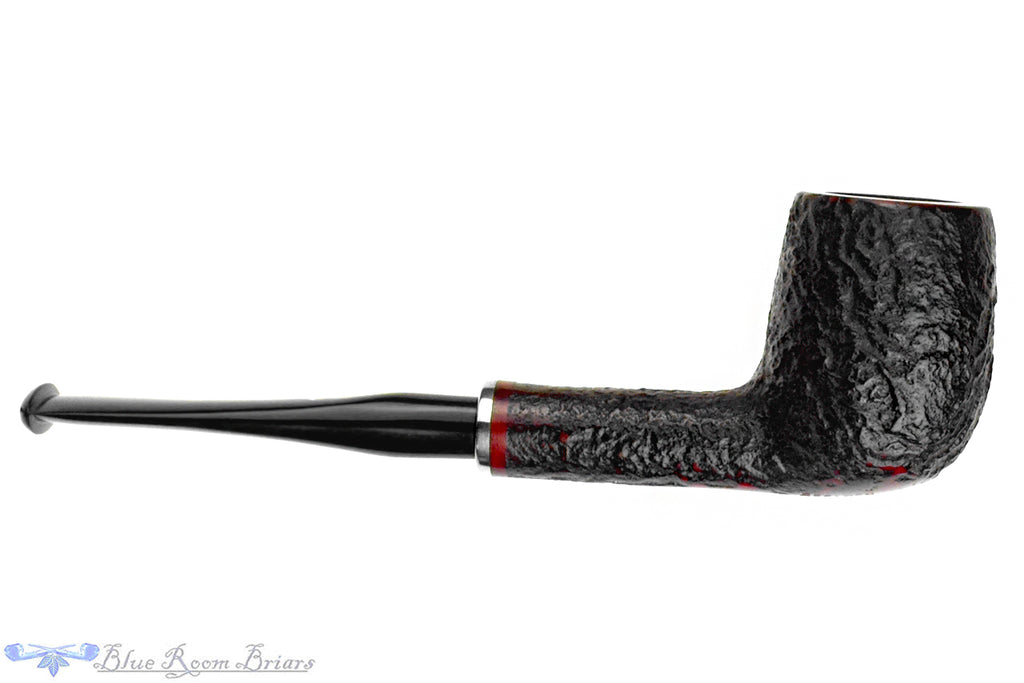 Blue Room Briars is proud to present this Erik Nørding ROM (1995 Make) Handmade Sandblast Billiard with Nickel Estate Pipe