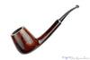 Blue Room Briars is proud to present this Erik Nørding Handmade Bent Brandy with Oval Shank and Nickel Estate Pipe