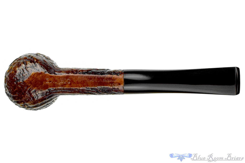 Blue Room Briars is proud to present this Barbic (Bartlett & Bickley) 185 Sandblast Billiard Sitter Estate Pipe