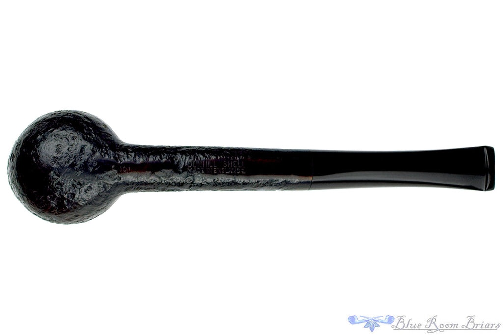 Dunhill Shell 61101 (1981 Make) Sandblast Billiard Sitter Estate Pipe