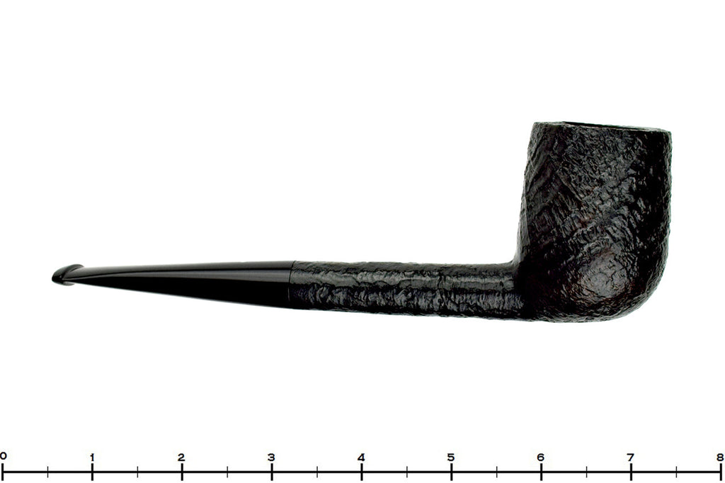 Dunhill Shell 61101 (1981 Make) Sandblast Billiard Sitter Estate Pipe