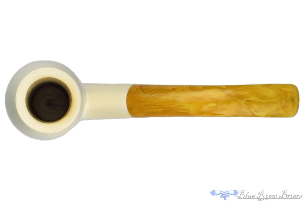 Al Pascia 1/2 Bent Meerschaum Billiard Estate Pipe