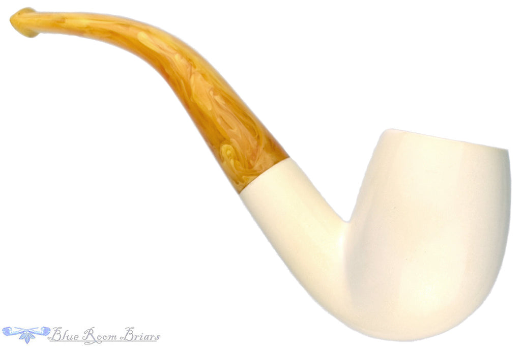 Al Pascia 1/2 Bent Meerschaum Billiard Estate Pipe