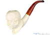 Ismail 1/2 Bent Meerschaum Lyndon B. Johnson Figural UNSMOKED Estate Pipe
