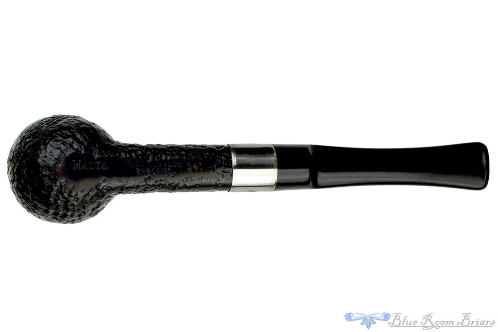 Blue Room Briars is proud to present this Masta 341 Billiard Sitter with Nickel Repair Band Estate Pipe