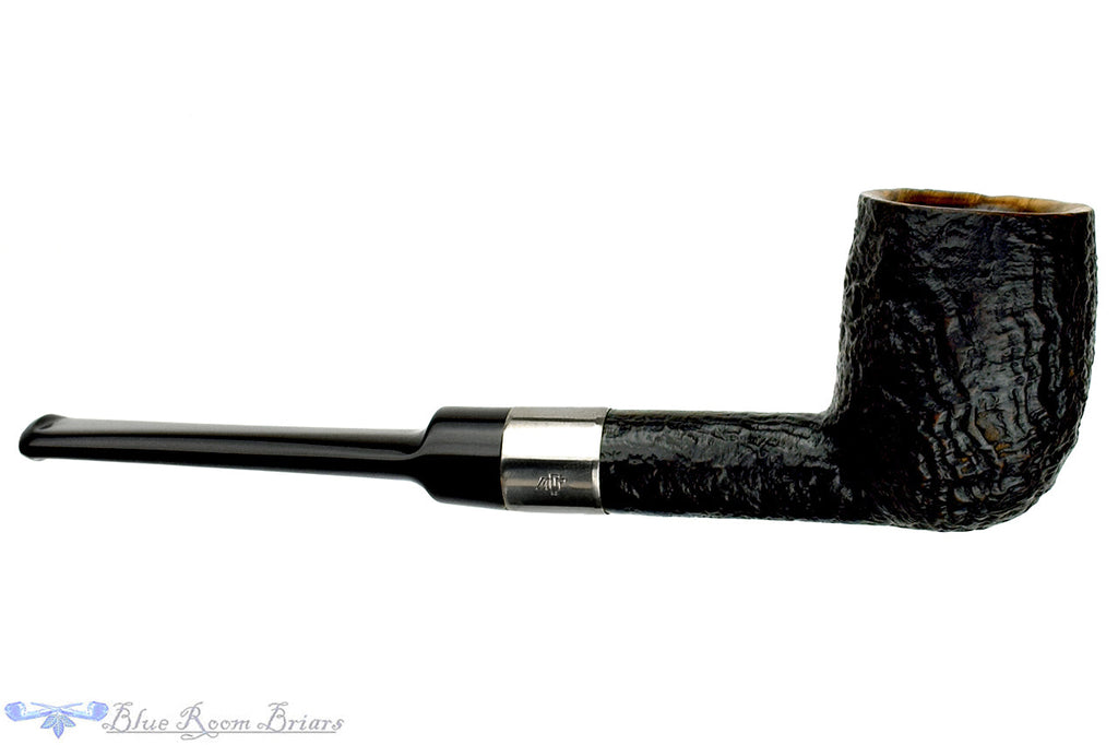 Blue Room Briars is proud to present this Masta 341 Billiard Sitter with Nickel Repair Band Estate Pipe