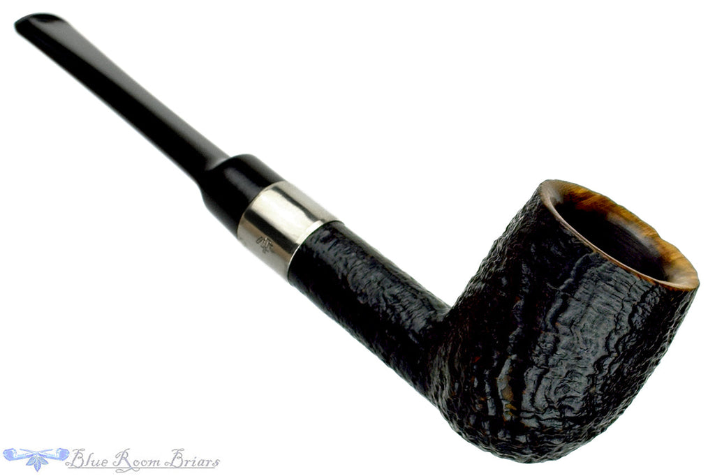 Blue Room Briars is proud to present this Masta 341 Billiard Sitter with Nickel Repair Band Estate Pipe