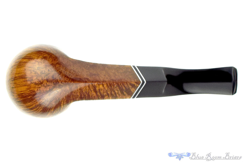 Peterson 80S 1/4 Bent Bulldog with Nickel and Acrylic UNSMOKED Estate Pipe