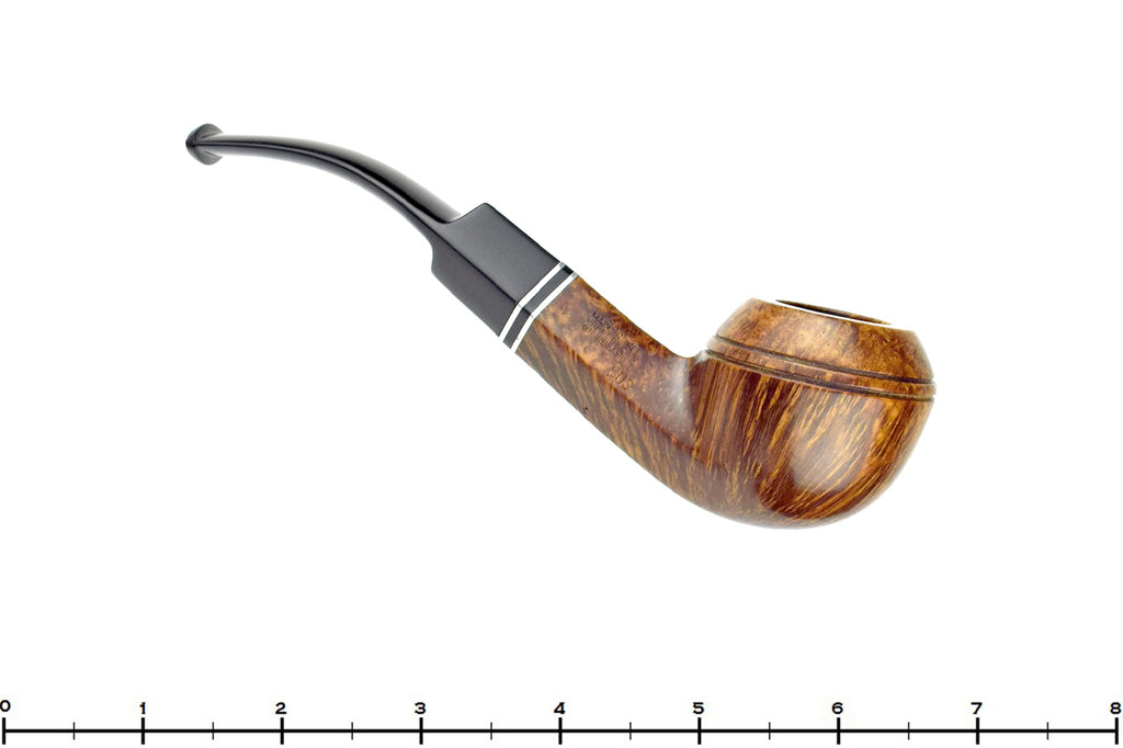 Peterson 80S 1/4 Bent Bulldog with Nickel and Acrylic UNSMOKED Estate Pipe