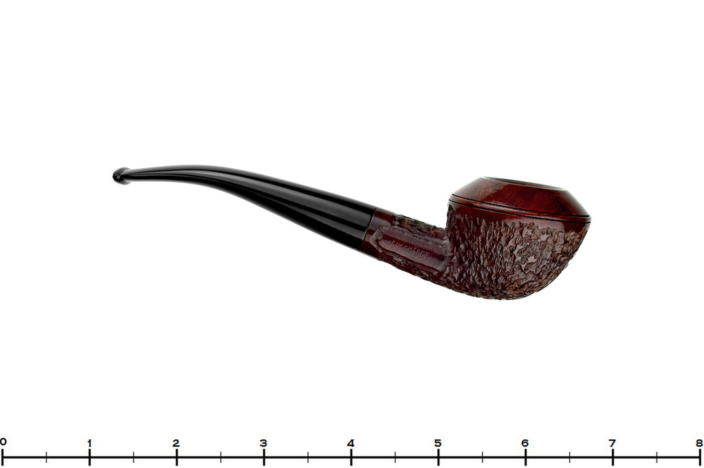 Blue Room Briars is proud to present this Handskaret Bent Rusticated Rhodesian Estate Pipe