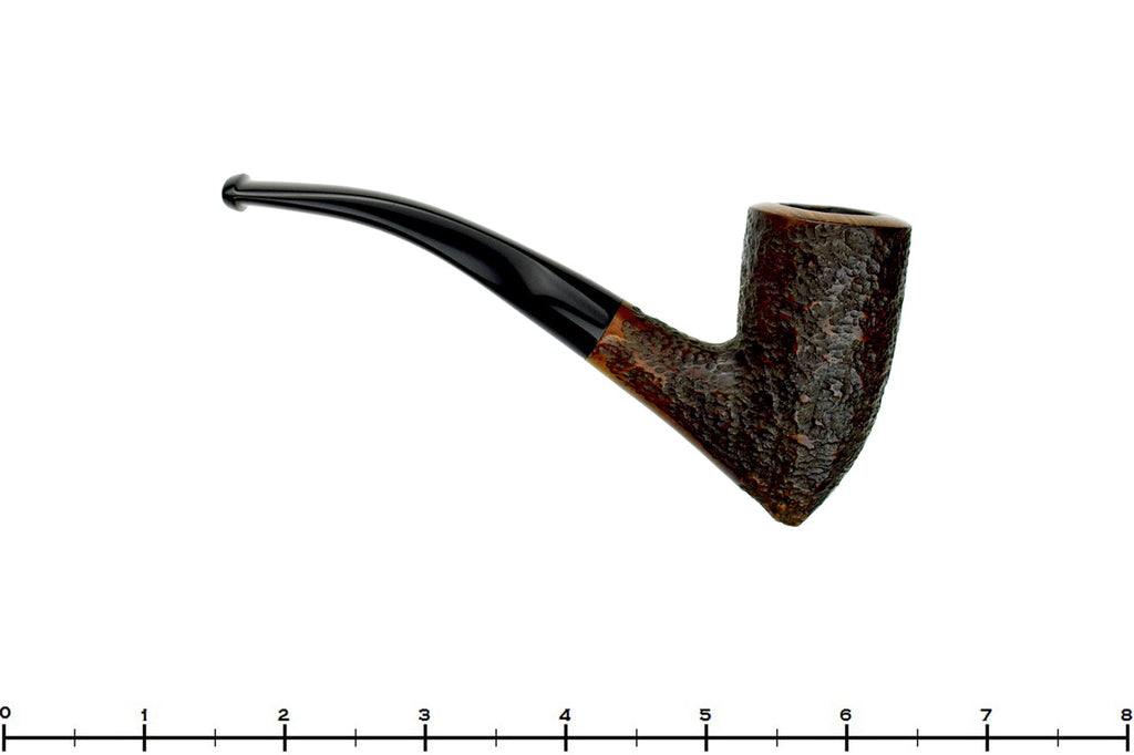 Pimpernel Red 73R Bent Rusticated Tomahawk Estate Pipe Blue Room Briars