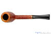 Blue Room Briars is proud to present this Savinelli RM 1995 Rusticated Billiard Sitter UNSMOKED with Brass Estate Pipe