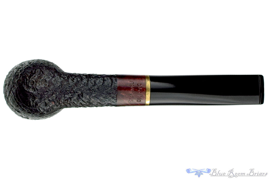Blue Room Briars is proud to present this Stanwell DM (2001 Make) Sandblast Oval Shank Dublin with Brass Estate Pipe