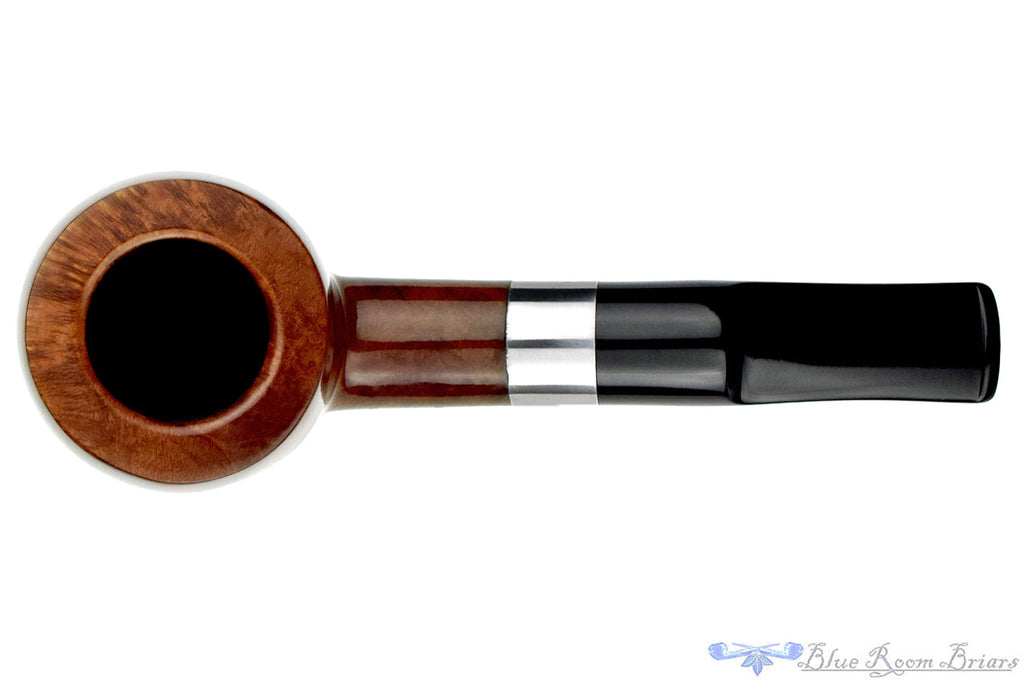 Blue Room Briars is proud to present this Earl of Essex Bent Pot with Nickel (Metal Filter) Estate Pipe