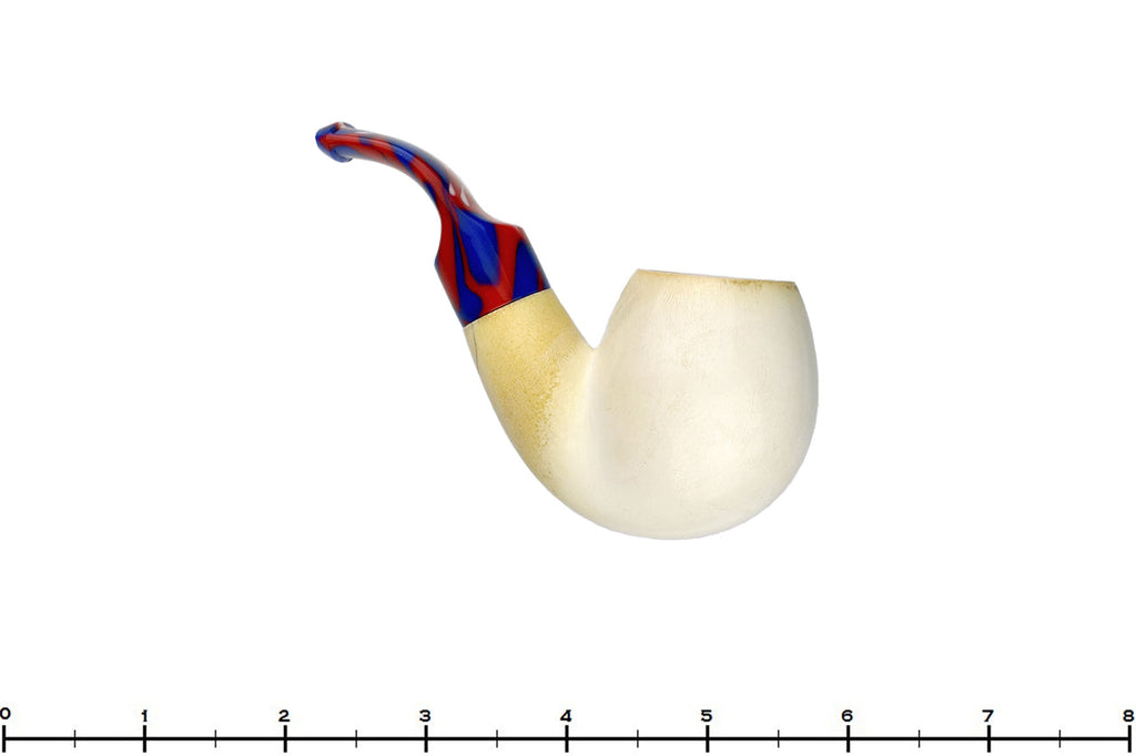 IMP 3/4 Bent Meerschaum Apple Estate Pipe