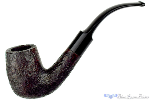Joshua Ronish (2016 Make) Spot Carved Reverse Calabash with Brindle and Plateau Estate Pipe