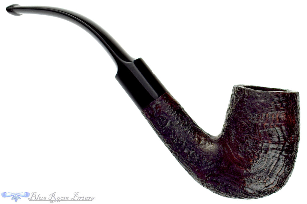 Blue Room Briars is proud to present this Dunhill Shell Briar 6120 (1966 Make) Bent Sandblast Billiard Estate Pipe