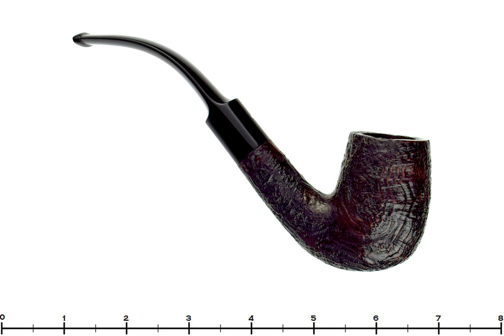 Blue Room Briars is proud to present this Dunhill Shell Briar 6120 (1966 Make) Bent Sandblast Billiard Estate Pipe