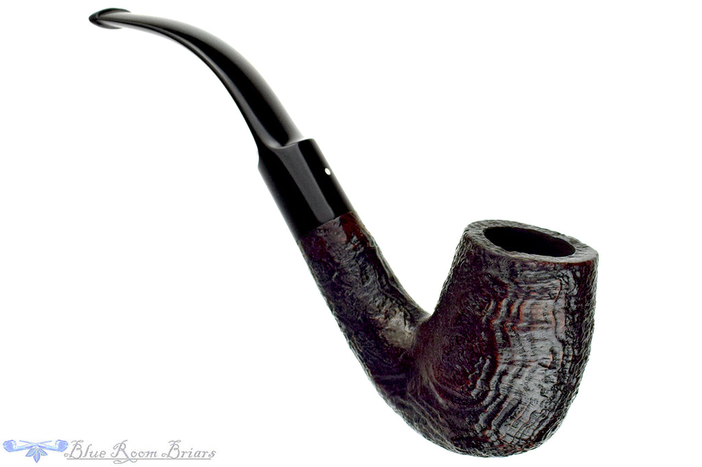 Blue Room Briars is proud to present this Dunhill Shell Briar 6120 (1966 Make) Bent Sandblast Billiard Estate Pipe