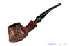 Blue Room Briars is proud to present this Bent Partial Rusticated Volcano with Faux Plateaux Estate Pipe
