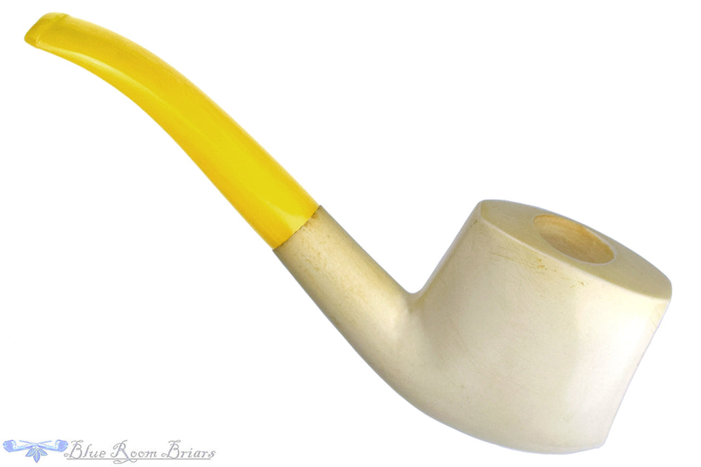 Blue Room Briars is proud to present this Meerschaum Bent Opera UNSMOKED Estate Pipe