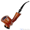 Blue Room Briars is proud to present this Søren Hand-Carved Large Bent Freehand Sitter with Ebonite Pedestal and Plateau UNSMOKED Estate Pipe