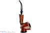 Blue Room Briars is proud to present this Søren Hand-Carved Large Bent Freehand Sitter with Ebonite Pedestal and Plateau UNSMOKED Estate Pipe