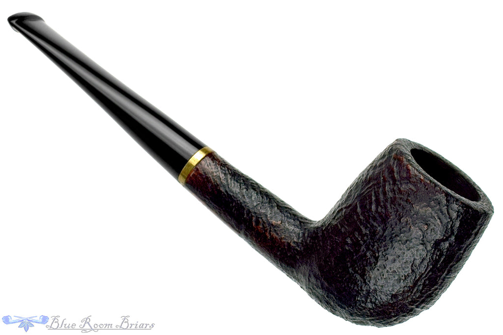 Blue Room Briars is proud to present this Stanwell DM (1993 Make) Sandblast Billiard with Brass Estate Pipe