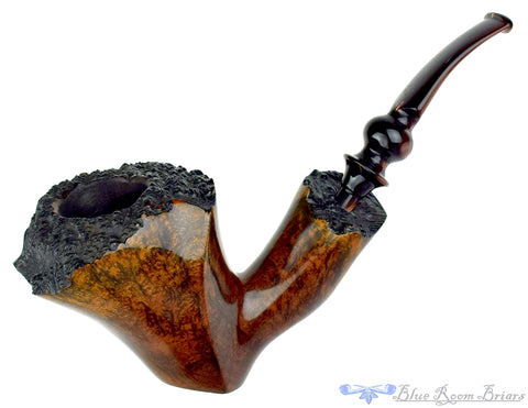 James Upshall Walnut Apple with Silver Estate Pipe