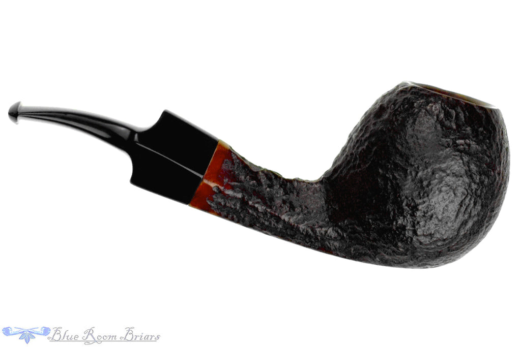Blue Room Briars is proud to present this Erik Nørding Handmade Sandblast Bent Egg with Panel Shank Estate Pipe