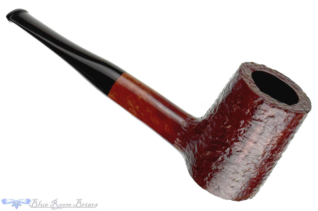 Blue Room Briars is proud to present this Joh's Partial Rusticated Poker Sitter UNSMOKED Estate Pipe